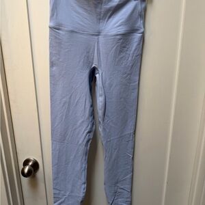 SPANX Soft Blue Leggings Size Medium